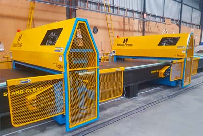 Press Machinery designed & Built for the Timer Industry